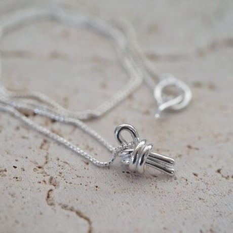 【knot】silver925 knot necklace