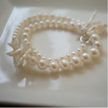 【seasons】holiday pearl necklace ２