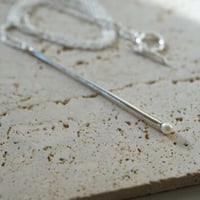 ＜受注オーダー＞one (bubble silver necklace）