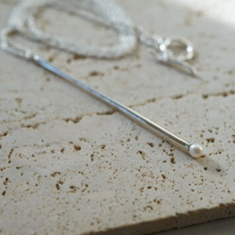 ＜受注オーダー＞one (bubble silver necklace）
