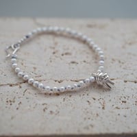 【knot】silver925 knot bracelet  ３