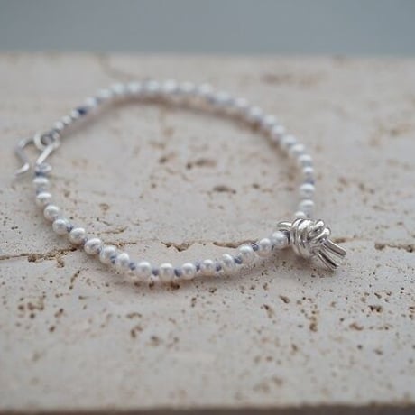 【knot】silver925 knot bracelet  ３