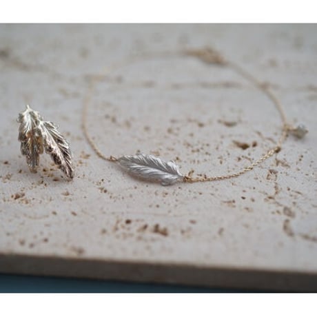 【charm】10K leaf pierce 1