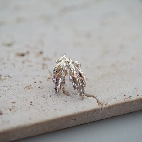 【charm】10K leaf pierce 1