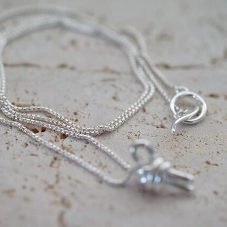 【knot】silver925 knot necklace