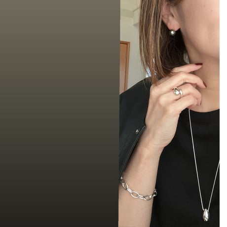 【icicle】 silver925 tears necklace