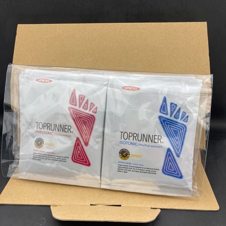 【ポスト投函】【送料無料】【お試しセット】TOPRUNNERアイソトニック＆ハイポトニック 各３袋【お一人様１回限り】