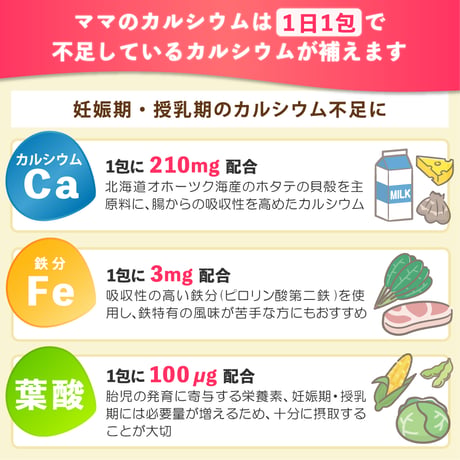 【ポスト投函】【送料無料】ママのカルシウム