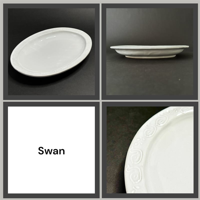 Classy Oval Plate | 笠間焼窯元・向山窯