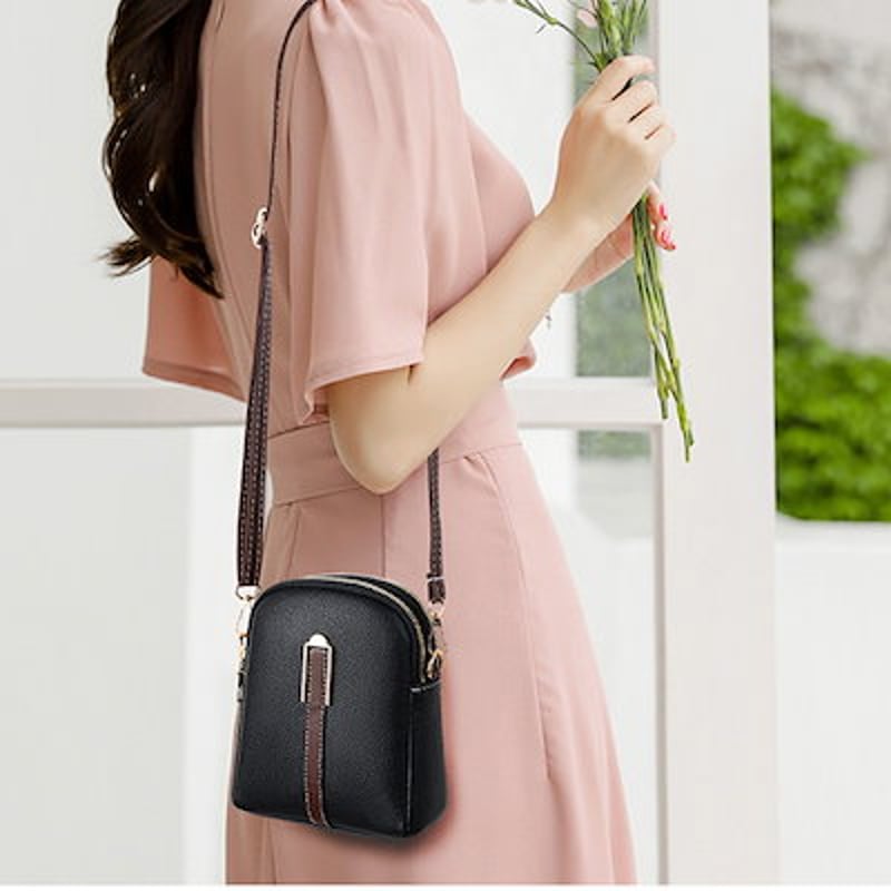 レディース ミニショルダーバッグ スマホショルダー PUレザー 3色