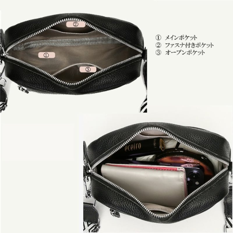 レディース ショルダーバッグ レザー 9カラー 柔らかいレザー 牛革