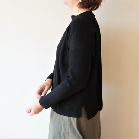 evam eva／畦編み　プルオーバー