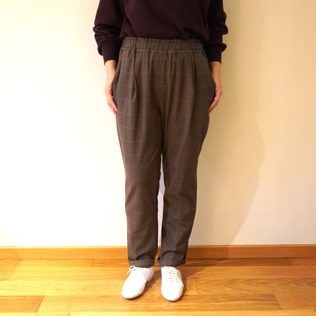 lelill／ダブルクロス　イージーテーパードパンツ