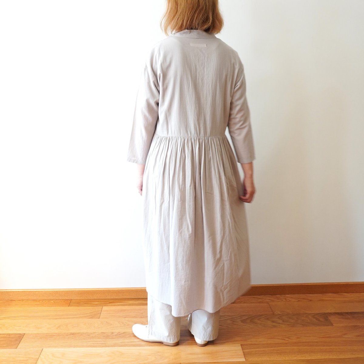 evam eva／コットンギャザーローブ | Beignets Online