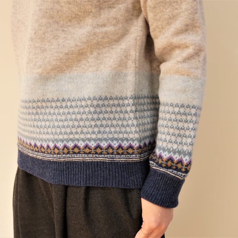 machatt フェアアイルニット（ベージュ） machatt フェアアイルニット（ベージュ） machatt フェアアイル