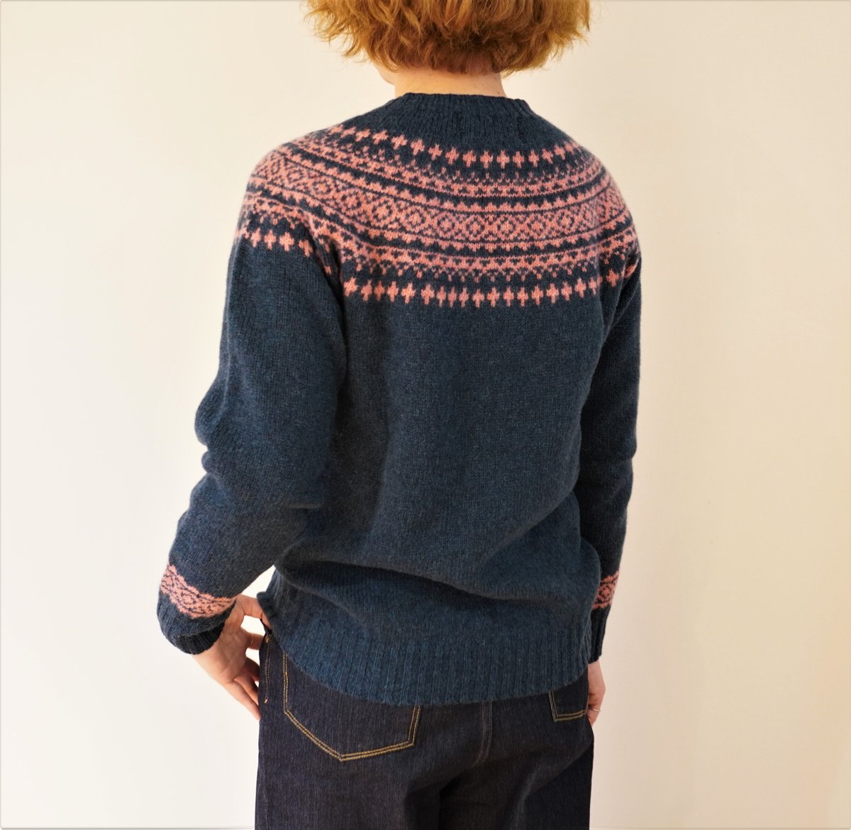 Harley of Scotland／ノルディック柄クルーネックセーター | Beignets