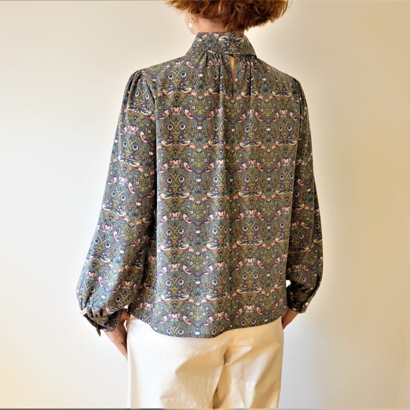 magaa　クレスピ　リバティ　ブラウス Crespi 【30％off！】 crespi クレスピ リバティ LIBERTY