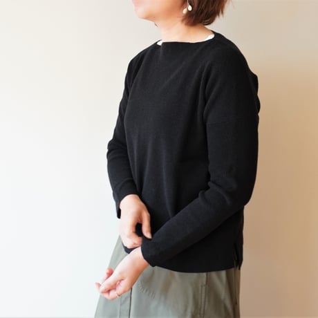 evam eva／畦編み　プルオーバー