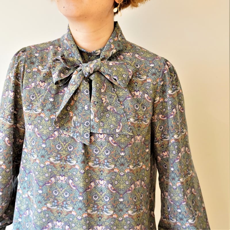 magaa　クレスピ　リバティ　ブラウス Crespi 【30％off！】 crespi クレスピ リバティ LIBERTY