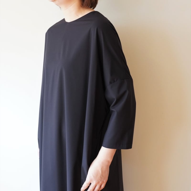 美品！STAMP AND DIARY ワンピース STAMP AND DIARY／2wayノーカラーコクーンワンピース | Beignets O