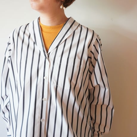 lelill／ピマソロ　ショールカラーシャツ