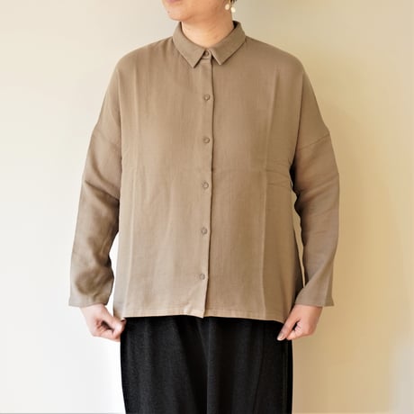 evam eva／コットンシャツ