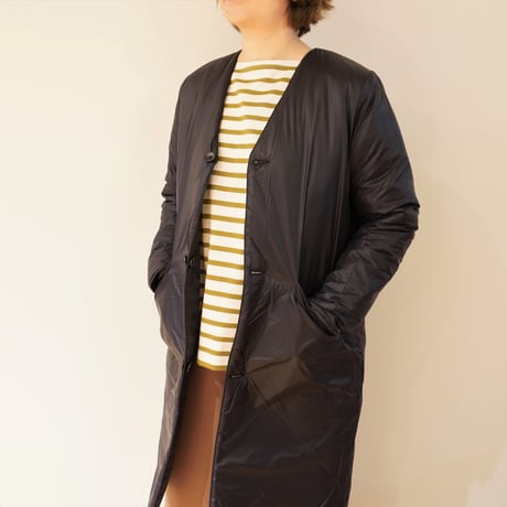 utilité／リバーシブル 中綿コート