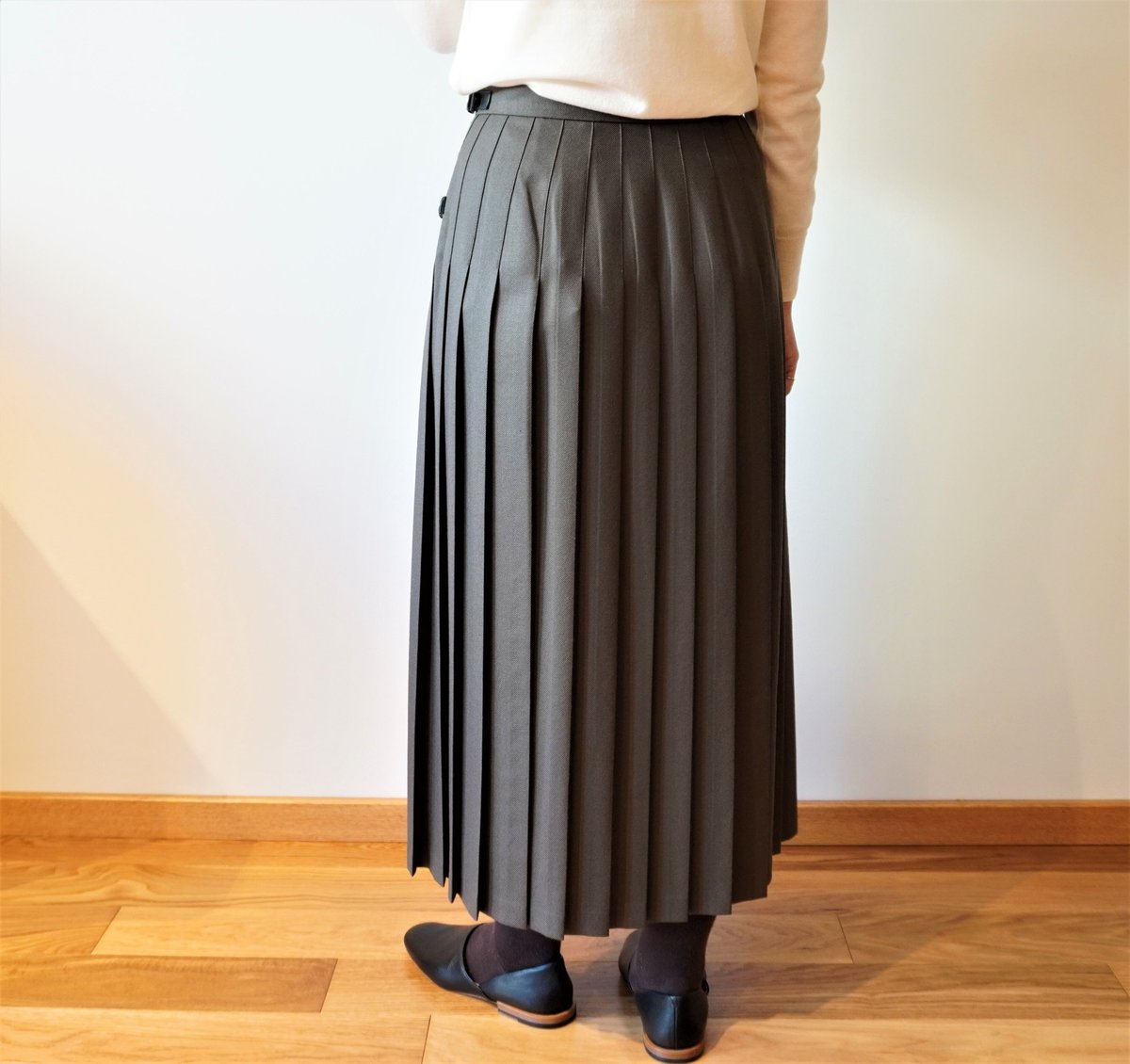 O'NEIL OF DUBLIN/3ベルトウールキルト巻スカート【83cm丈 O'NEIL OF DUBLIN/3ベルトウールキルト巻スカート【83cm丈