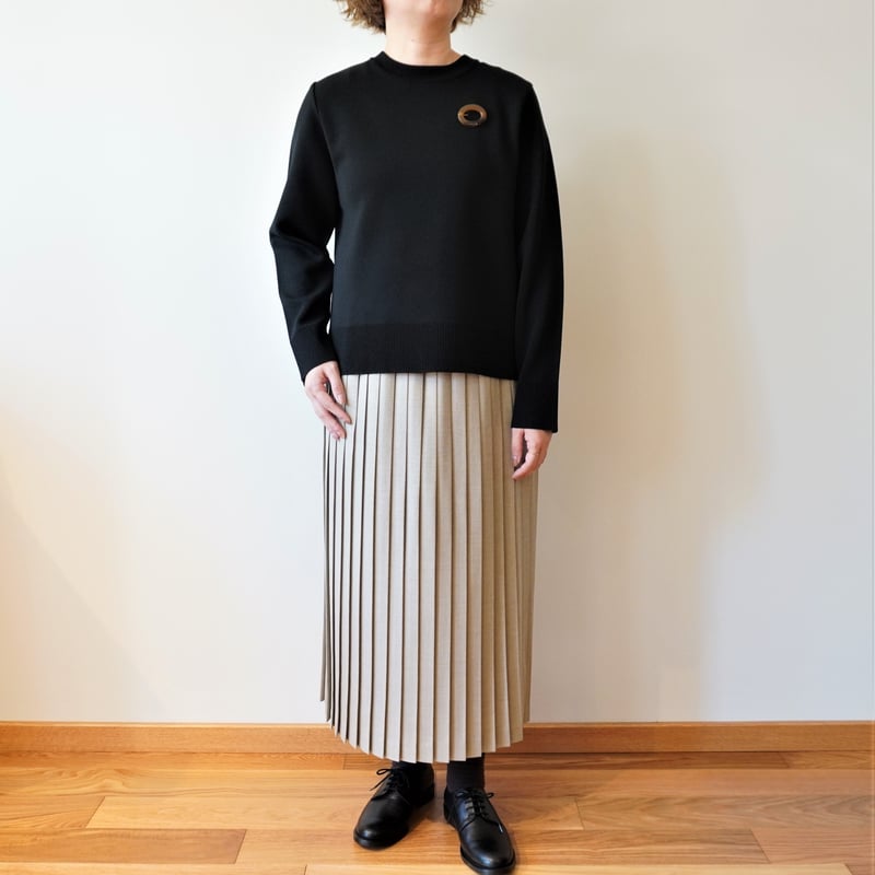 極美品✨ポルテデブトン　日本製　ピンタック　コットンリネンブルゾン　生成り 極美品✨ポルテデブトン 日本製 ピンタック コットンリネン