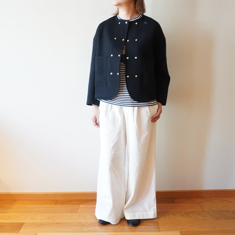 CHEVAL Plus／JERSEYのオフィサーJK