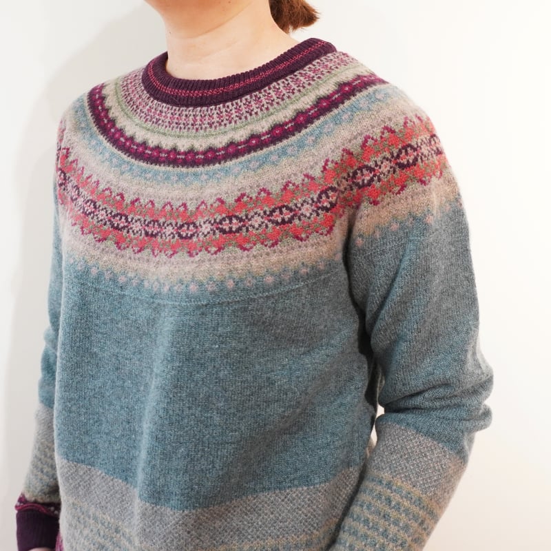 ERIBE／フェアアイルニット クルーネック | Beignets Online