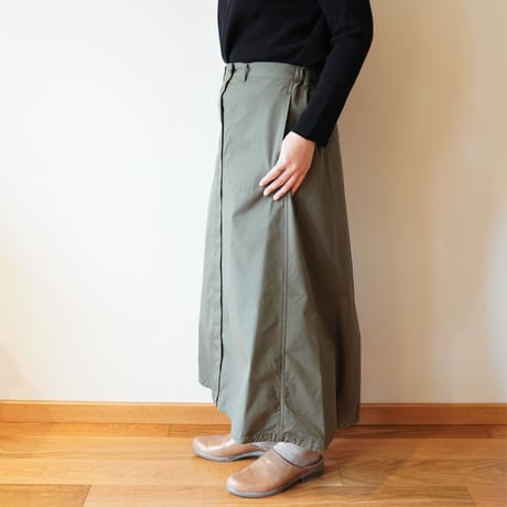 lelill／リップストップ　モッズスカート
