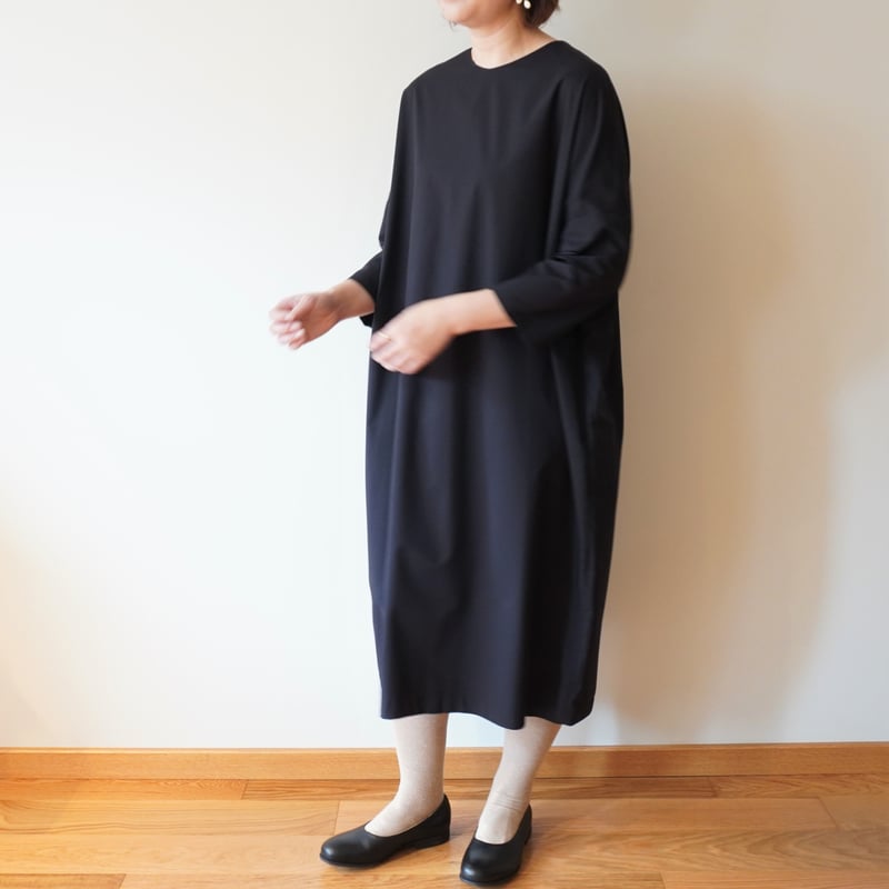 STAMP AND DIARY／2wayノーカラーコクーンワンピース | Beignets O