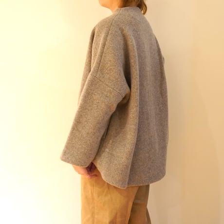 evam eva／ウールツイード　ショートコート
