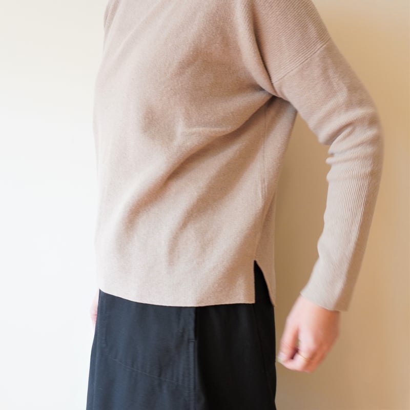 evam eva ドライコットン プルオーバー　エクリュ evam eva｜cotton cupro pullover [men's]｜men's