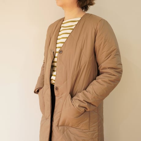 utilité／リバーシブル 中綿コート