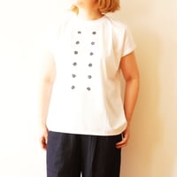 美品　ポルテデブトン ティアードスカート ブロックプリント ポルテデブトン／ティアードスカート ブロックプリント