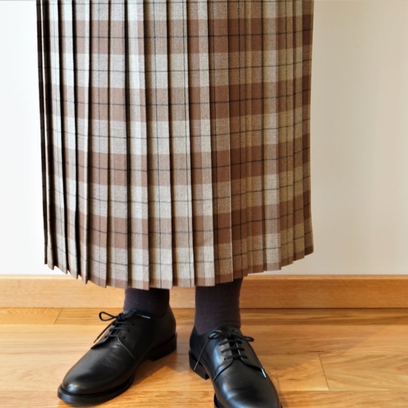 美品 Sarahwear サラウエア チェック プリーツスカート Sarahwear／ プリーツスカート〈Hanna〉 | Beignets Online