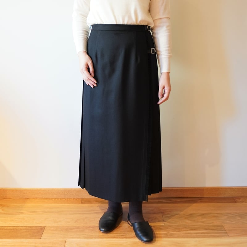O'NEIL OF DUBLIN/3ベルトウールキルト巻スカート【83cm丈 O'NEIL OF DUBLIN/3ベルトウールキルト巻スカート【83cm丈