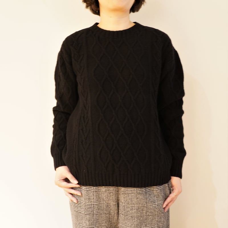 Glen Fyne／クルーネック アランニット | Beignets Online