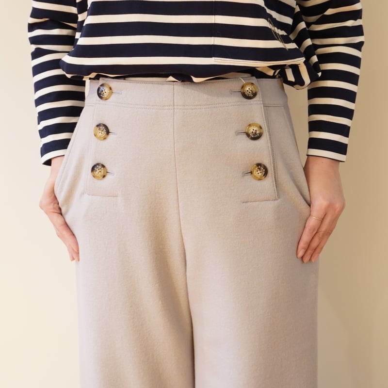 Vent d'ouest par Le Minor／ウールマリンパンツ | Beignet