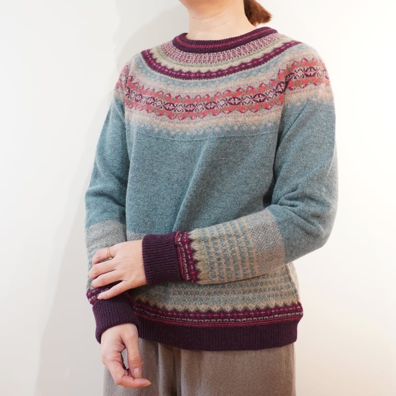 ERIBE／フェアアイルニット クルーネック | Beignets Online