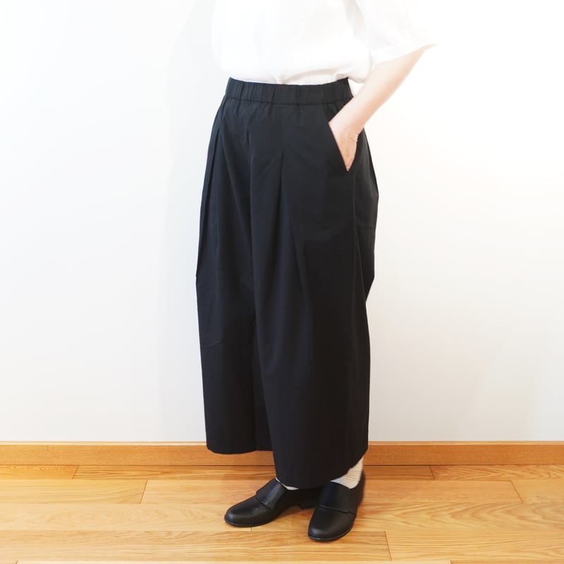 evam eva 今季！新品未使用！完売！コットンキュロットパンツ　sage M evam eva E243T061 コットンキュロットパンツ - タチバナストア