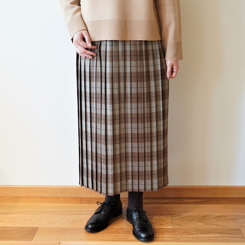まるまるこさま　美品　sarahwear サラウェア　チェックプリーツスカート まるまるこさま 美品 sarahwear サラウェア チェックプリーツ