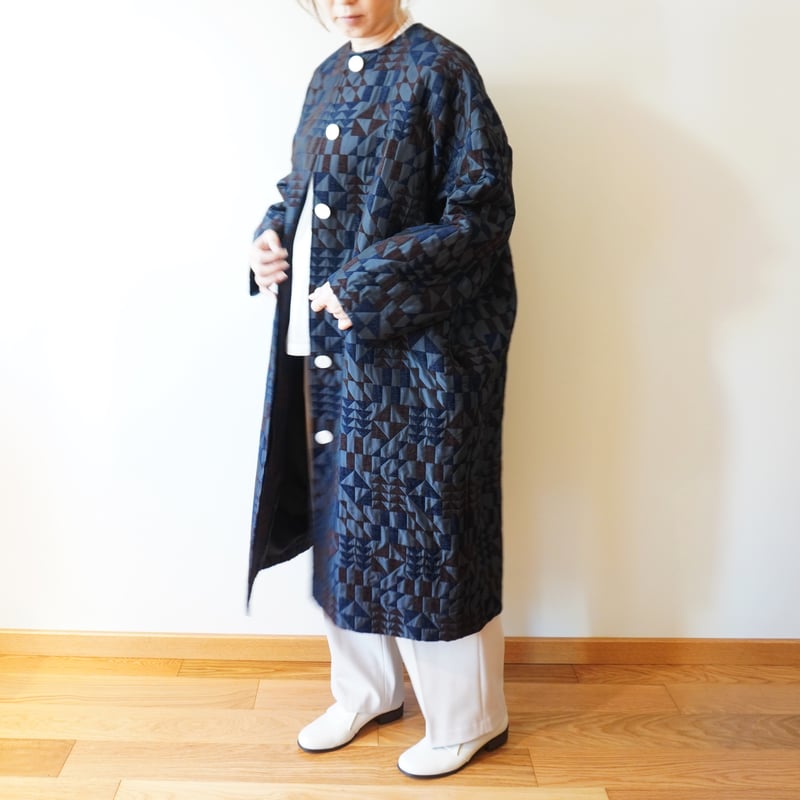 光星学院　Kosei KGロゴ刺繍ネイビーコート kijinokanosei／ロングコート | Beignets Online