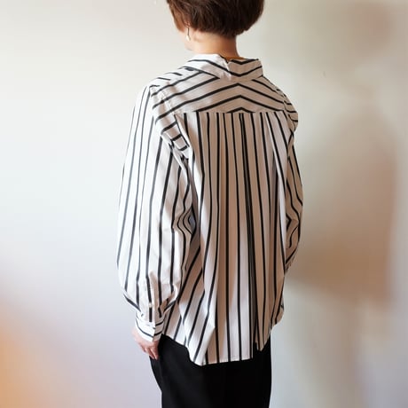 lelill／ピマソロ　ショールカラーシャツ