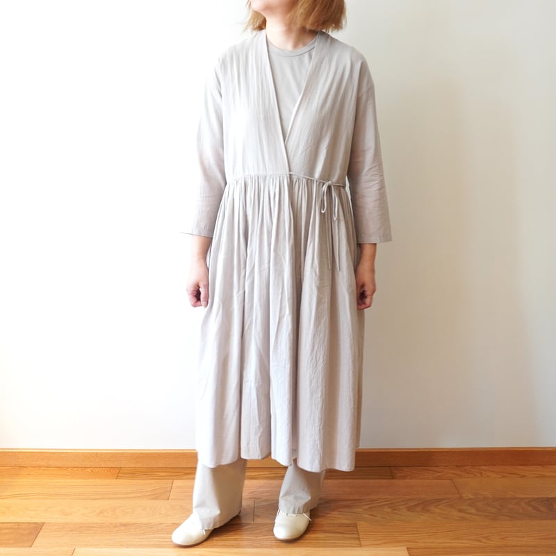 evameva コットンローブ evameva (エヴァムエヴァ) cotton robe / コットンローブ