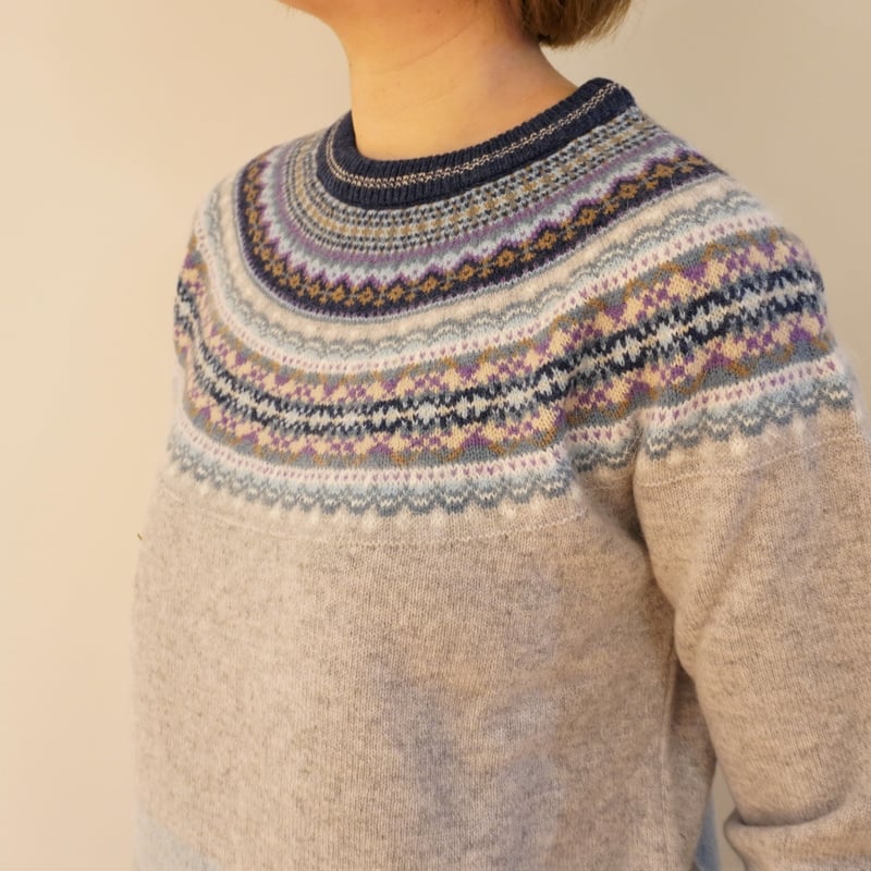 ERIBE／フェアアイルニット クルーネック | Beignets Online