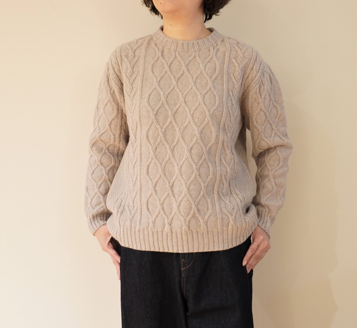 GLEN FYNE グレンファイン　アランニット 美品 GLEN FYNE グレンファイン アランニット 美品 - メルカリ