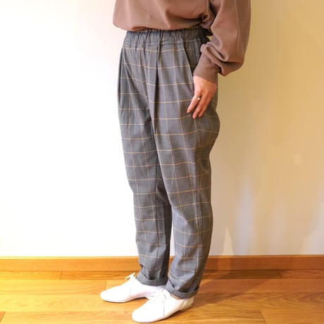 lelill／ダブルクロス　イージーテーパードパンツ